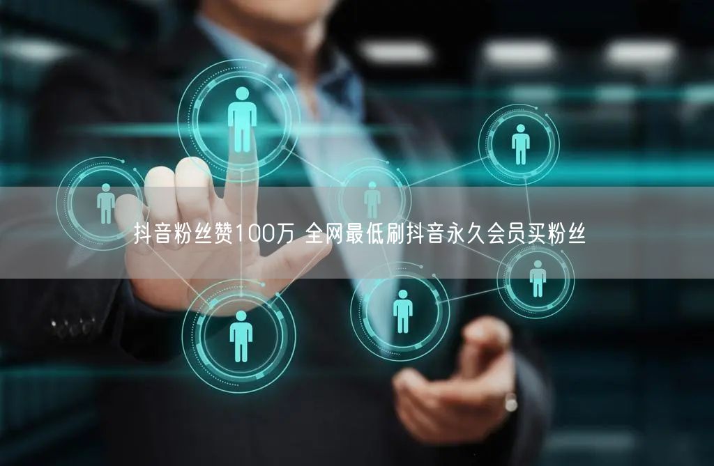 抖音粉丝赞100万 全网最低刷抖音永久会员买粉丝