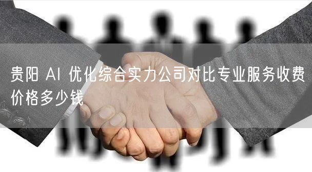 贵阳 AI 优化综合实力公司对比专业服务收费价格多少钱