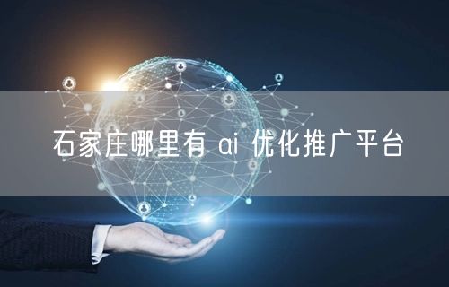 石家庄哪里有 ai 优化推广平台